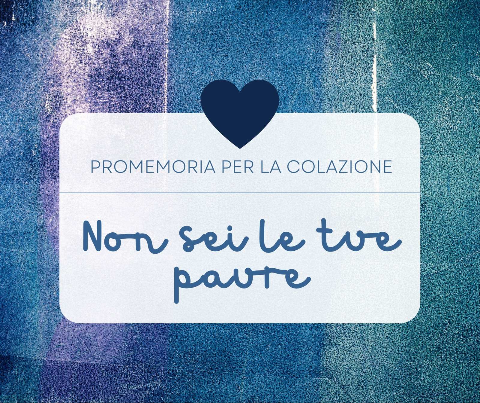 Blu Viola Semplice Buongiorno Motivazionale Post di Facebook