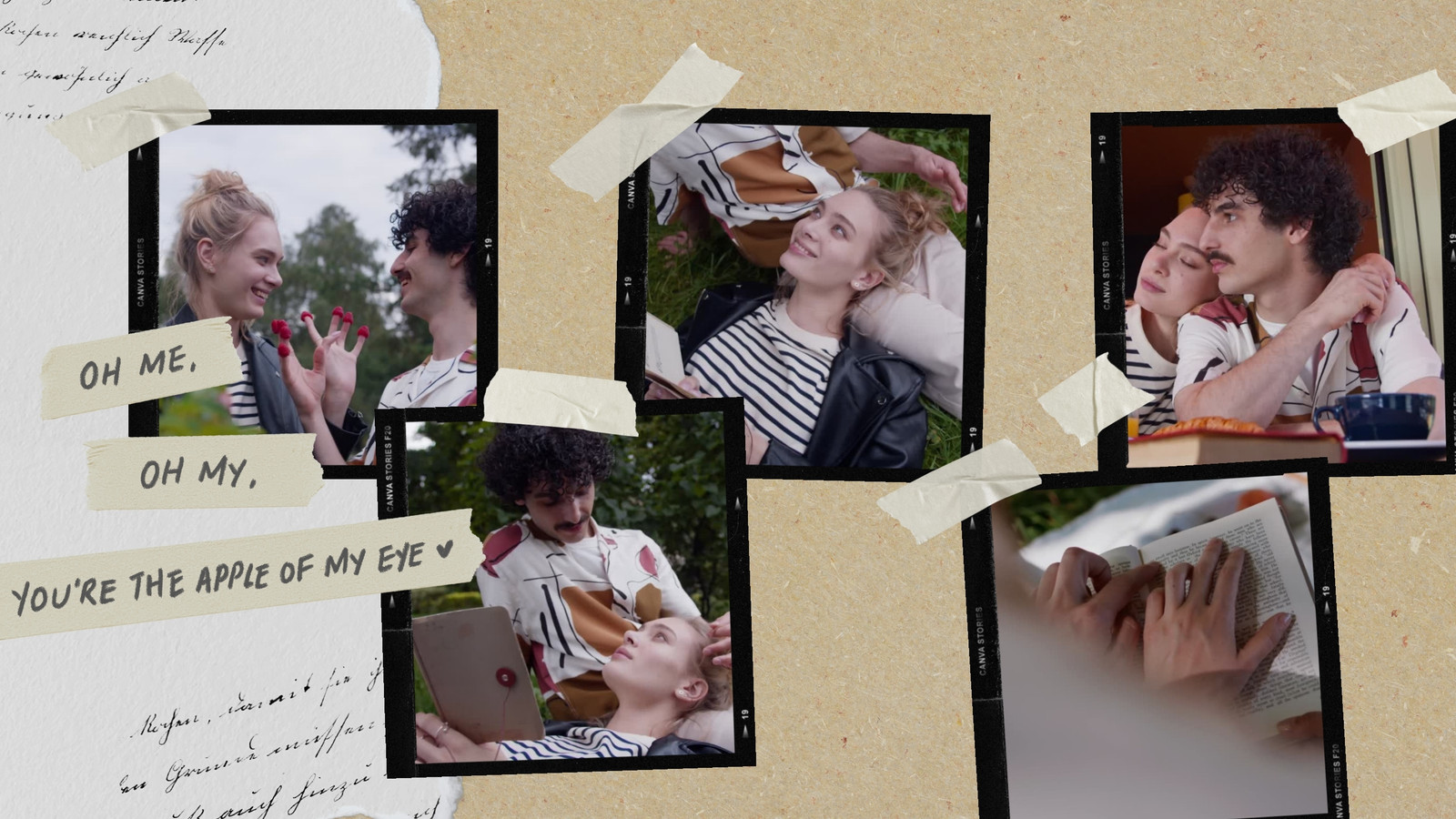 Braun Hellbraun Weiß Analog Film Hochzeit Video Collage Braun Hellbraun Weiß Analog Film Hochzeit Video Collage