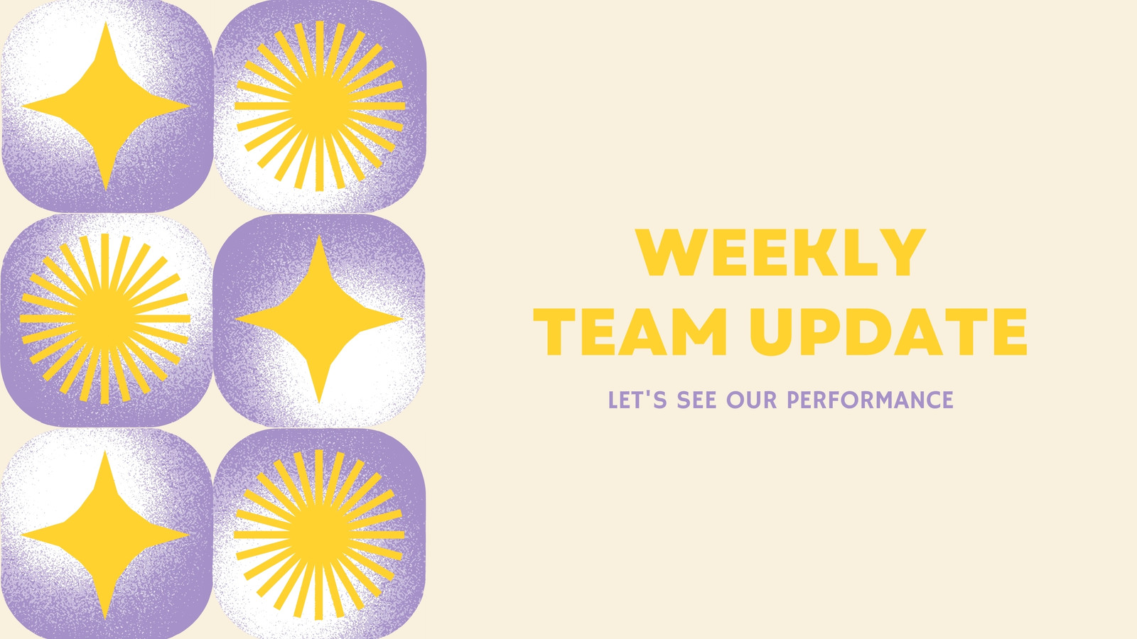 White Sand Illustrative Weekly Team Update Presentation