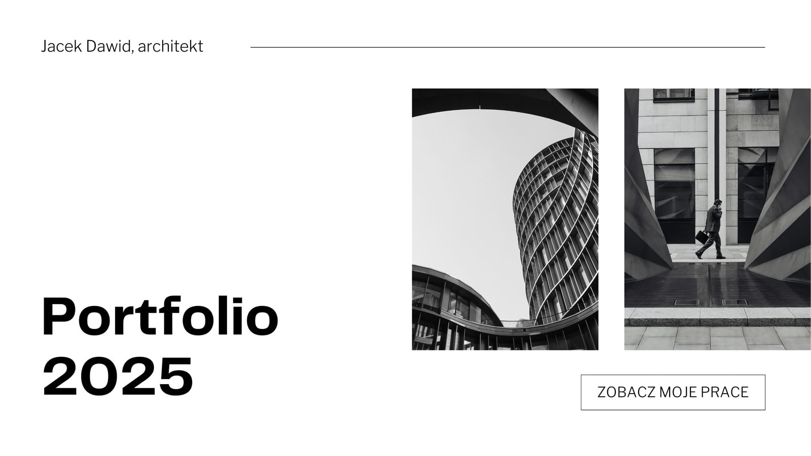 Białe Czarne Jasne Nowoczesne Minimalistyczne Architektura / Projektowanie Wnętrz Portfolio Białe Czarne Jasne Nowoczesne Minimalistyczne Architektura / Projektowanie Wnętrz Portfolio