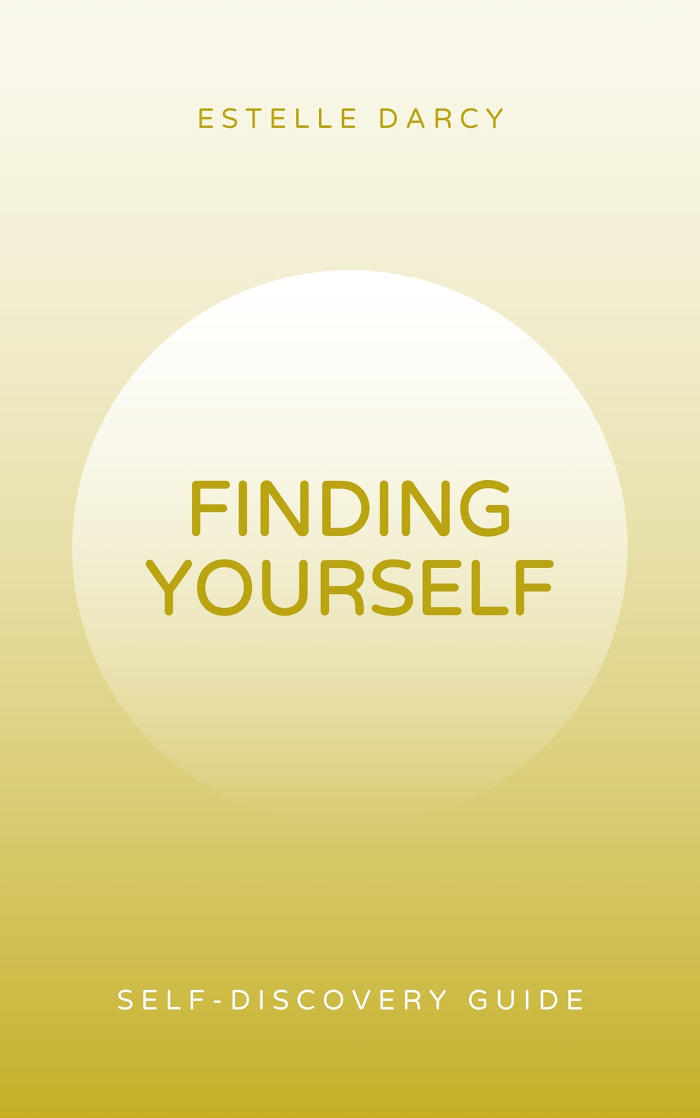 Yellow Minimalist Self-Help Book Cover