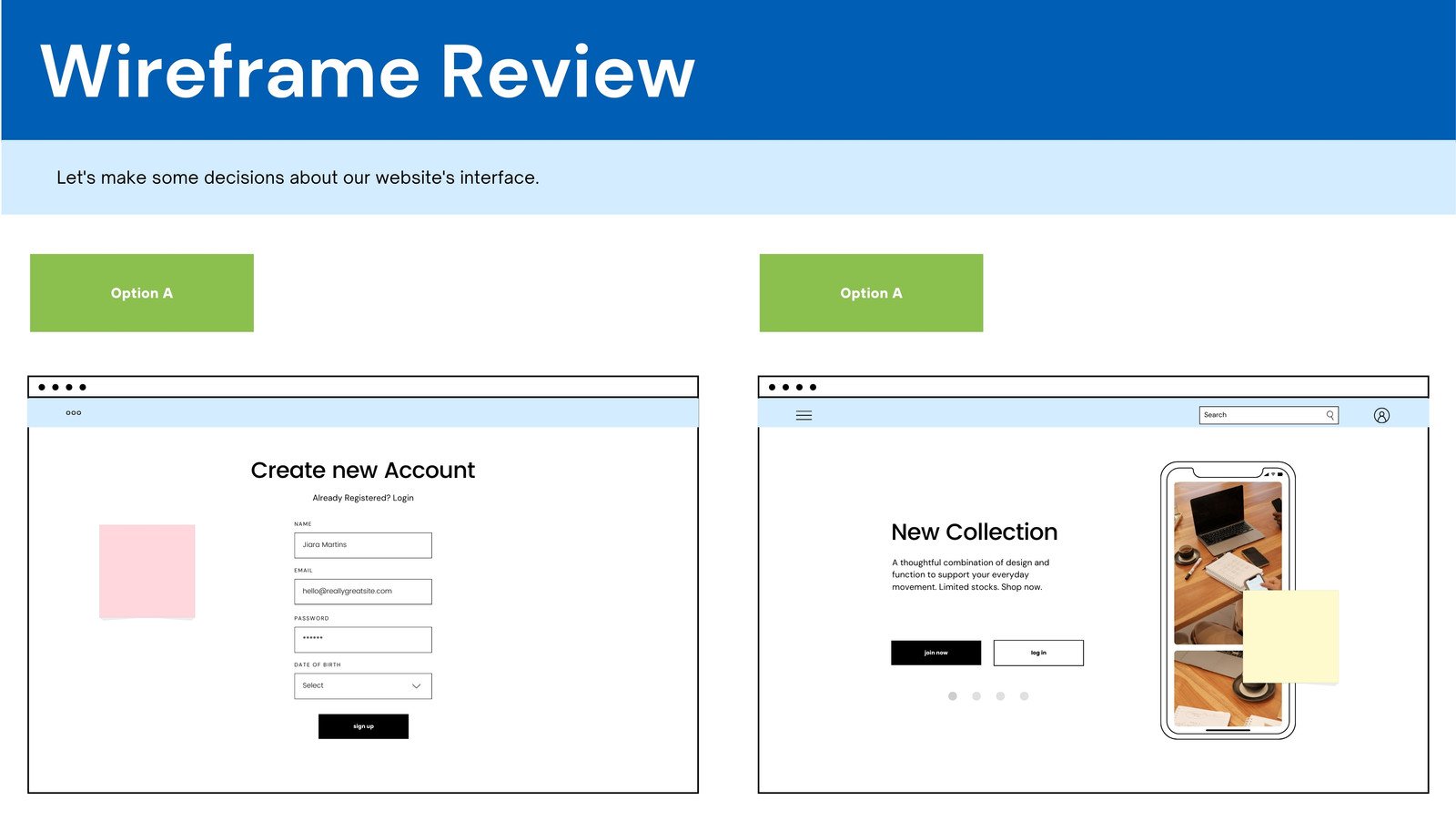 Wireframe Flowchart Whiteboard