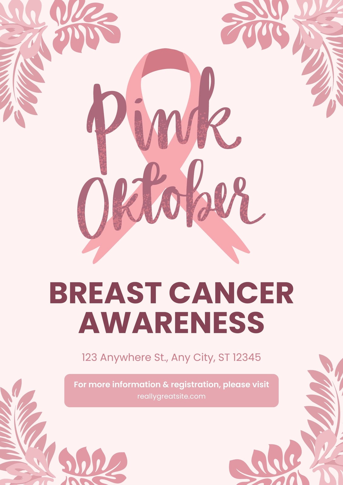 Breast Cancer Awareness Flyer