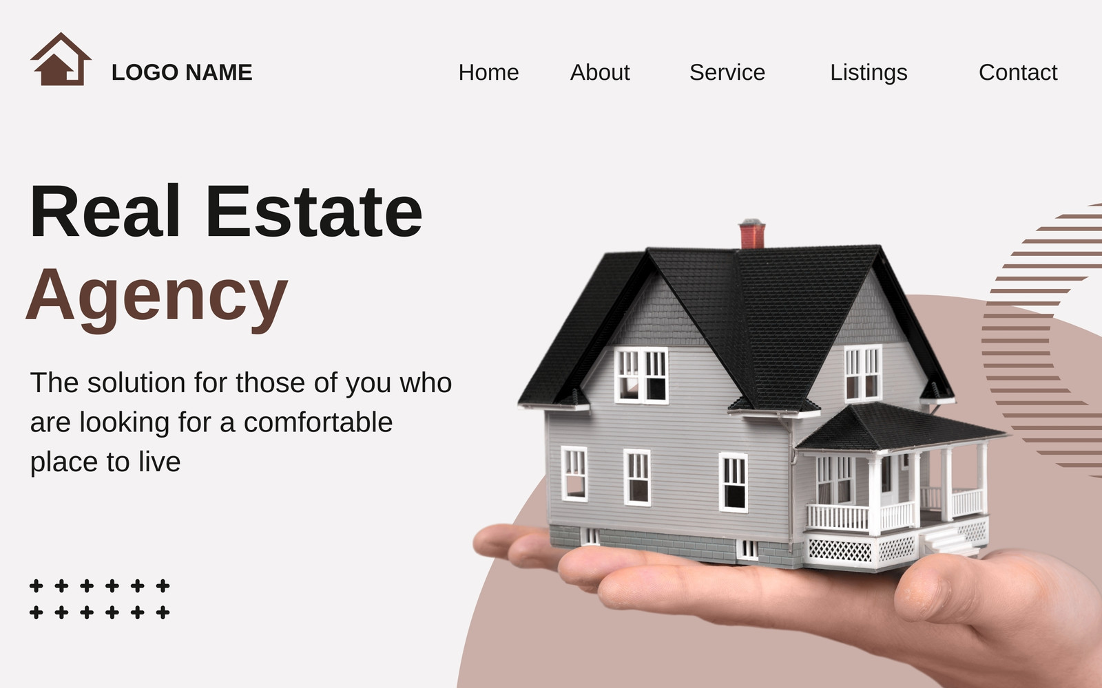 Brownish Grey Minimalist Real Estate Agency Desktop Mockup Brownish Grey Minimalist Real Estate Agency Desktop Mockup
