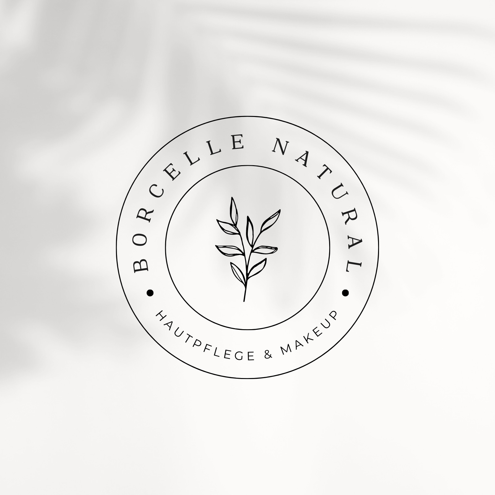 Minimalist Natural Organic Kreis Logo