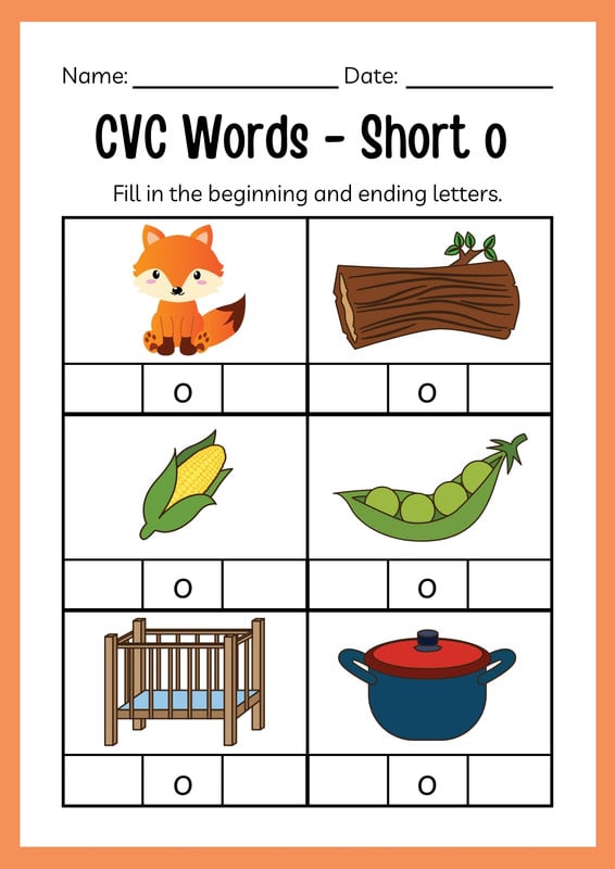 Page 3 - Customize 244+ Cvc Worksheets Templates Online - Canva