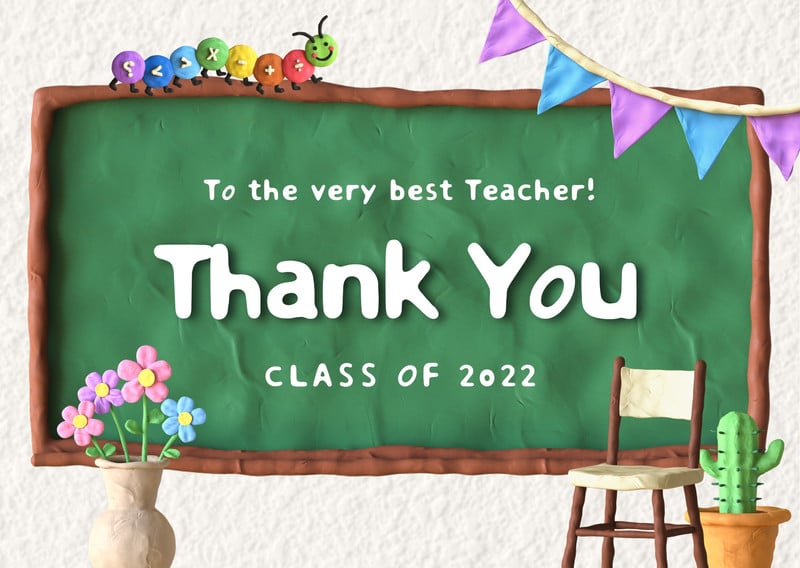 Free custom printable graduation thank you card templates | Canva