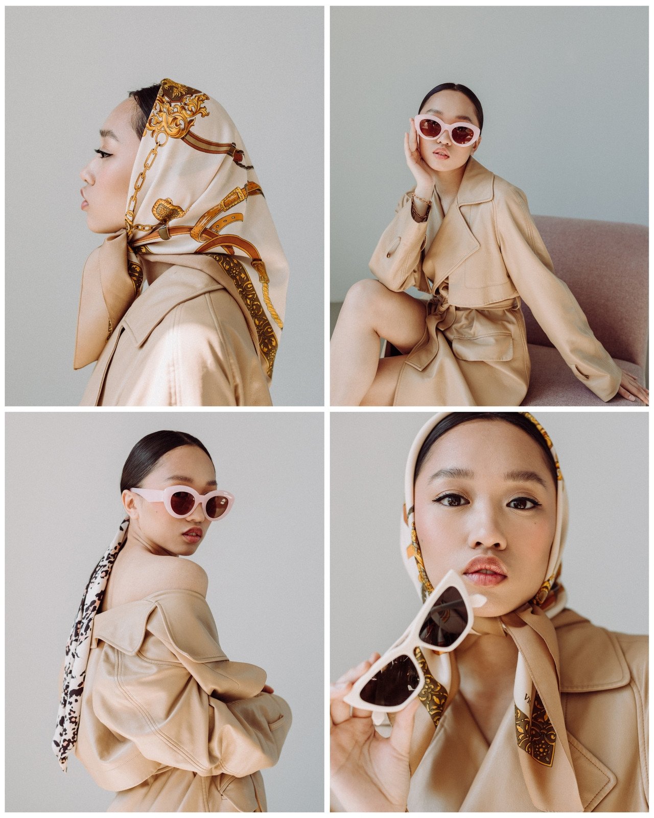 Beige Minimalist Collage Instagram Post