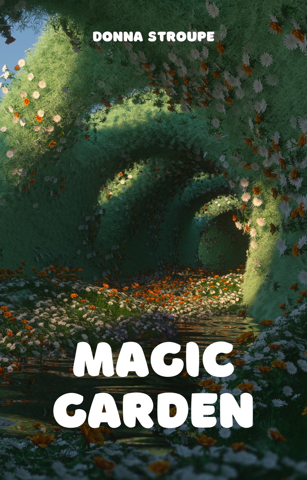 Green Playful Fun Bold Illustrative Children Story eBook Wattpad Book Cover