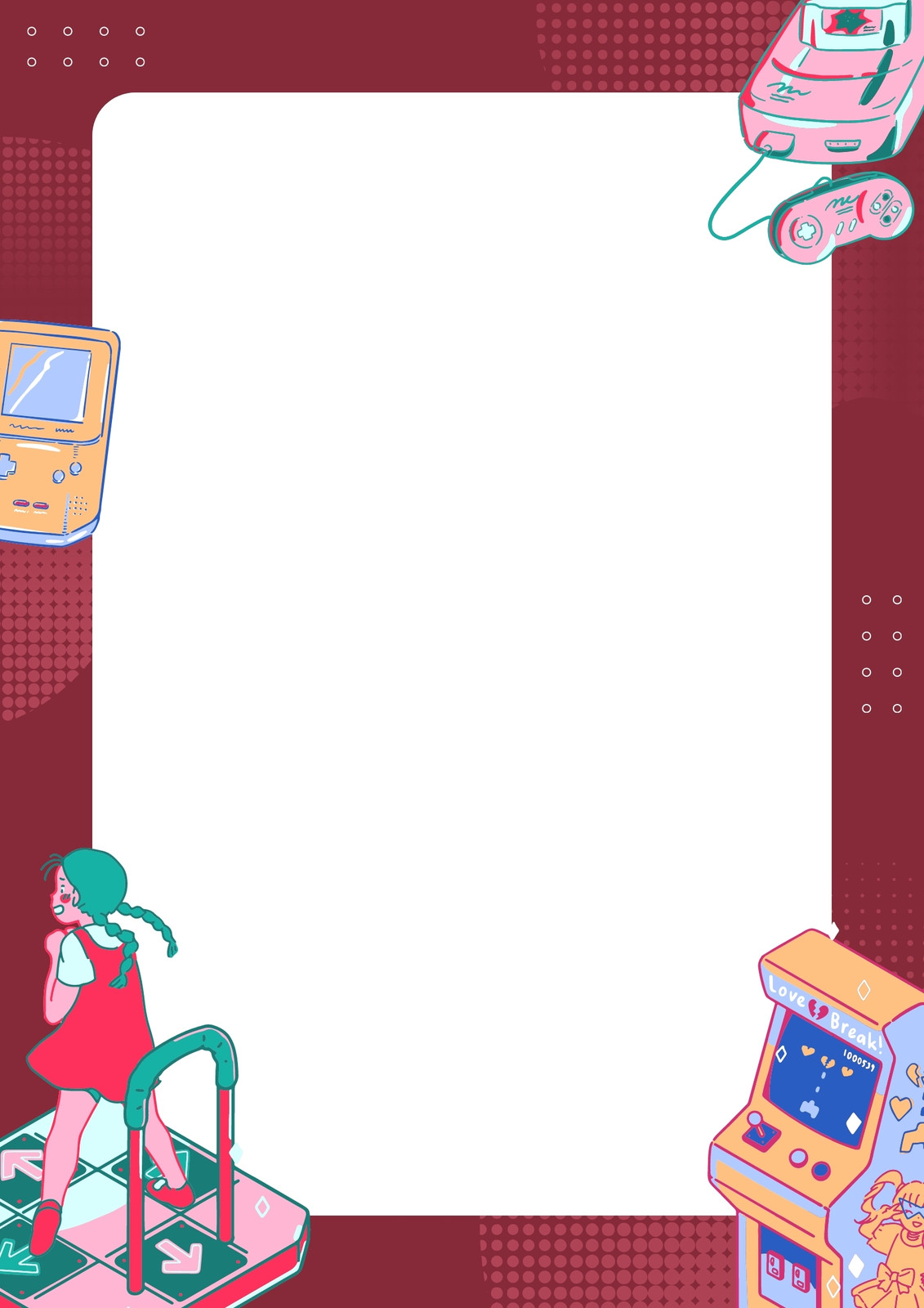 Free and customizable arcade templates