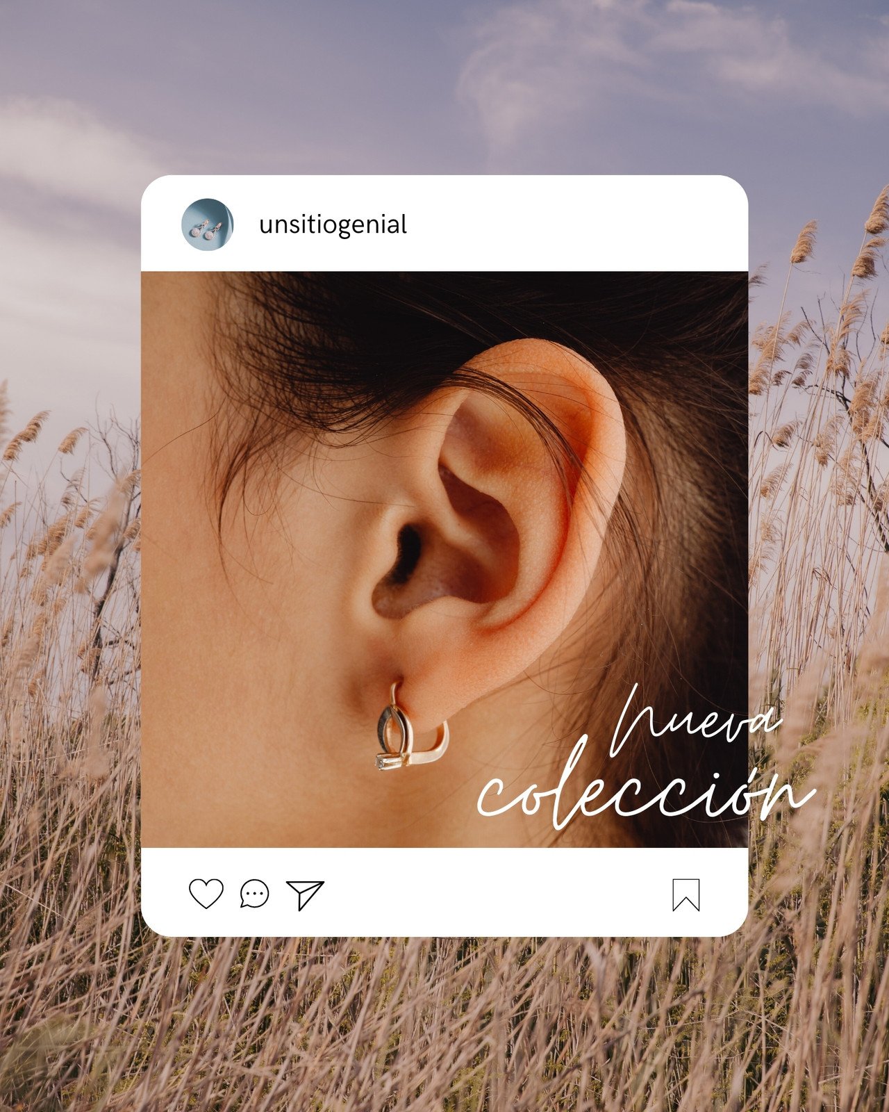 Post Instagram negocio nueva colección minimalista
