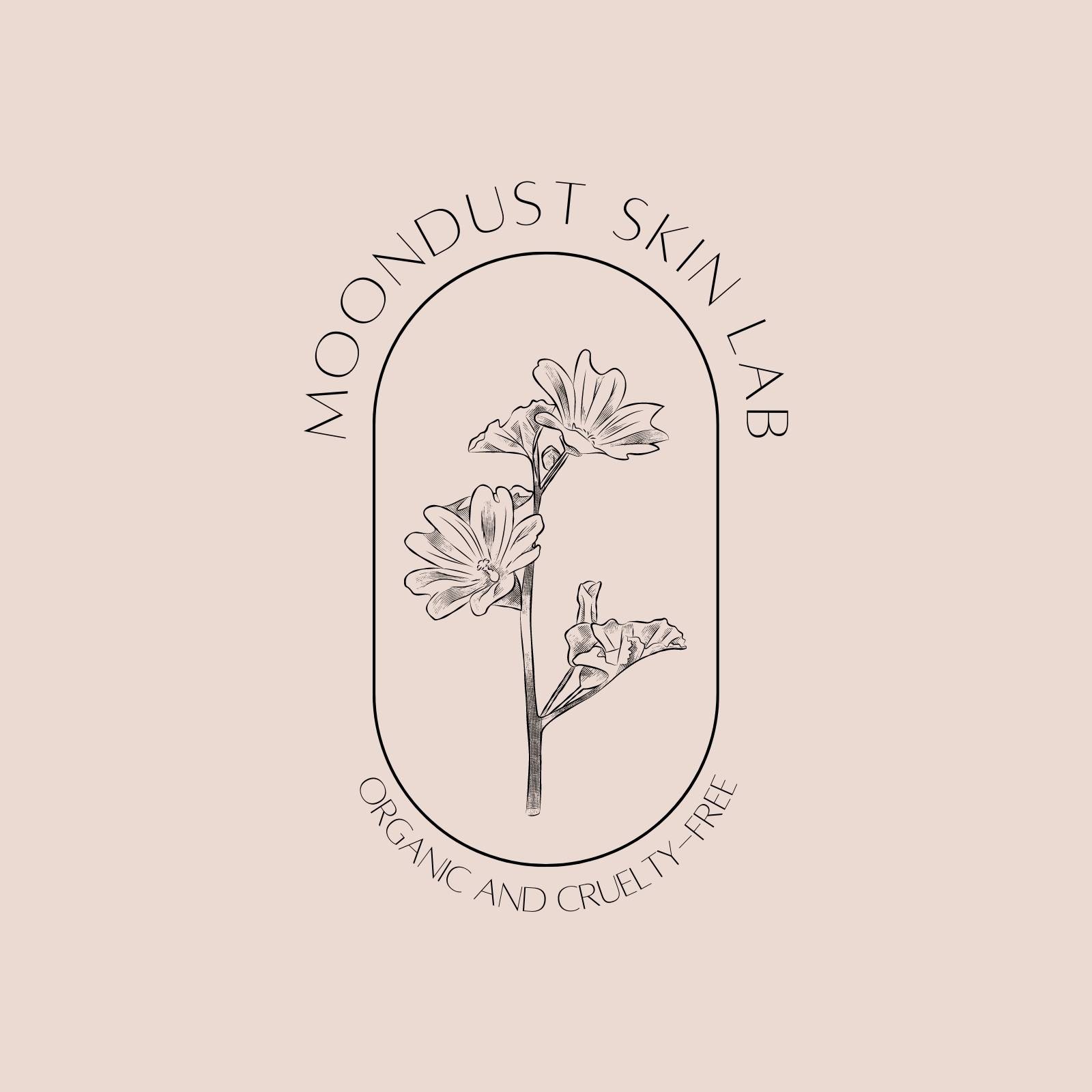 Dark Green Cream Natural Illustrative Clean Beauty Brands Sustainable Circle Sticker Dark Green Cream Natural Illustrative Clean Beauty Brands Sustainable Circle Sticker