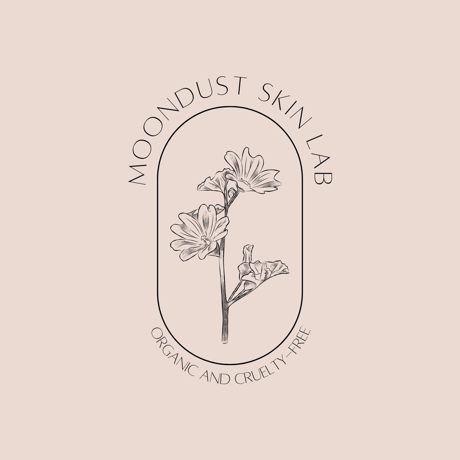 Dark Green Cream Natural Illustrative Clean Beauty Brands Sustainable Circle Sticker Dark Green Cream Natural Illustrative Clean Beauty Brands Sustainable Circle Sticker
