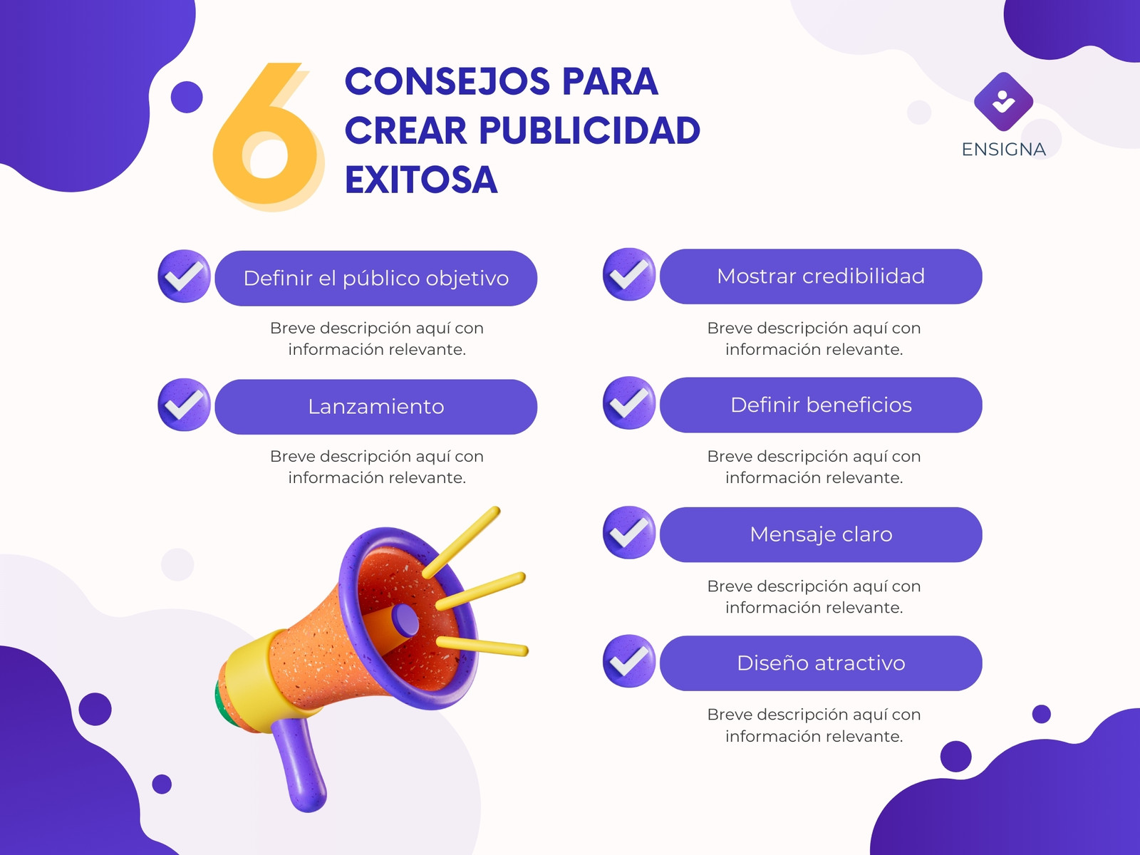 Grafica propuesta comercial moderno creativo azul