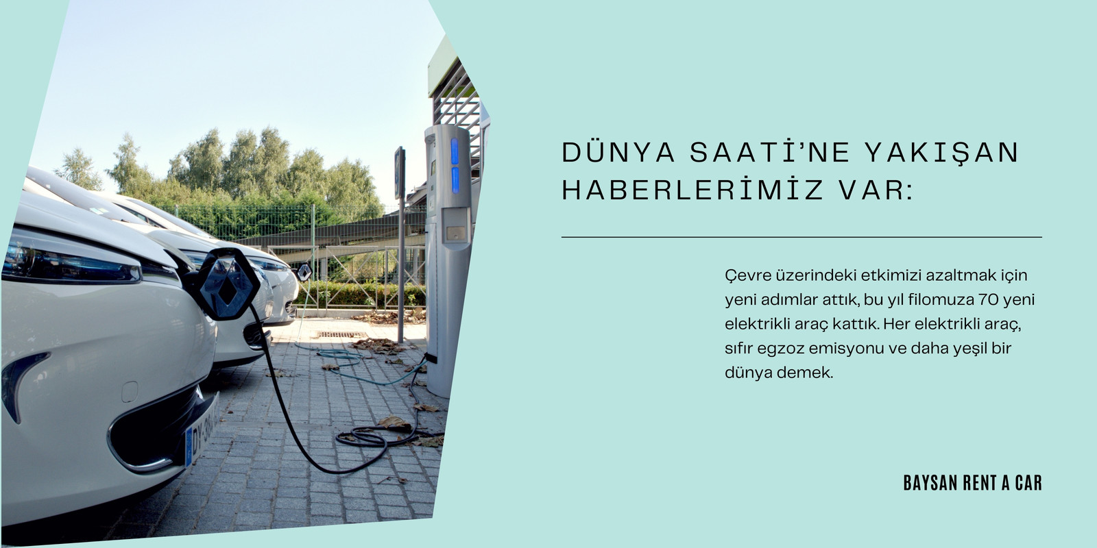 Su Yeşili Klasik Etkinlik Duyurusu Reklam Bandı