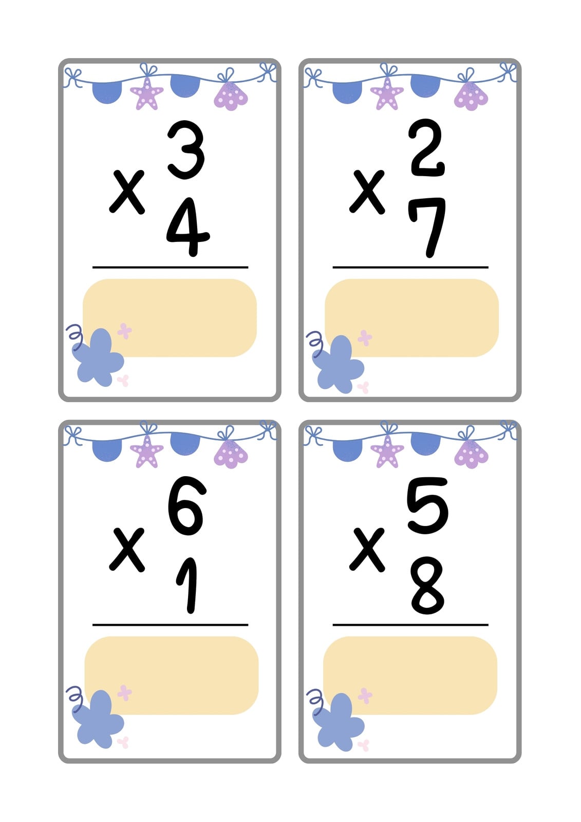 3rd grade math flash cards Trend Enterprises Math Power Pack