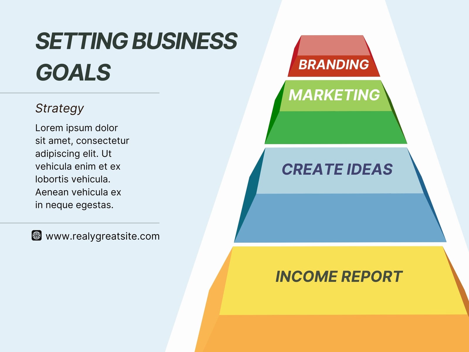 Colorful creative process graph