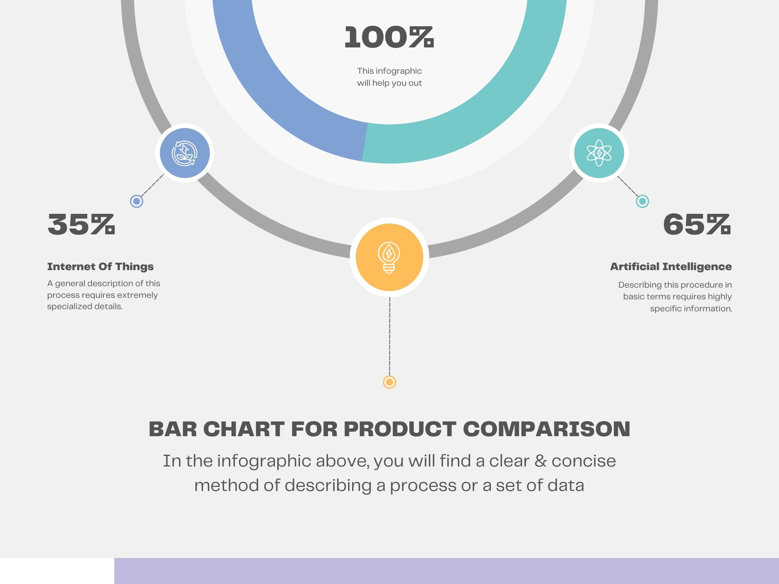 White Blue Tosca Simple Bar Chart Comparison Graph