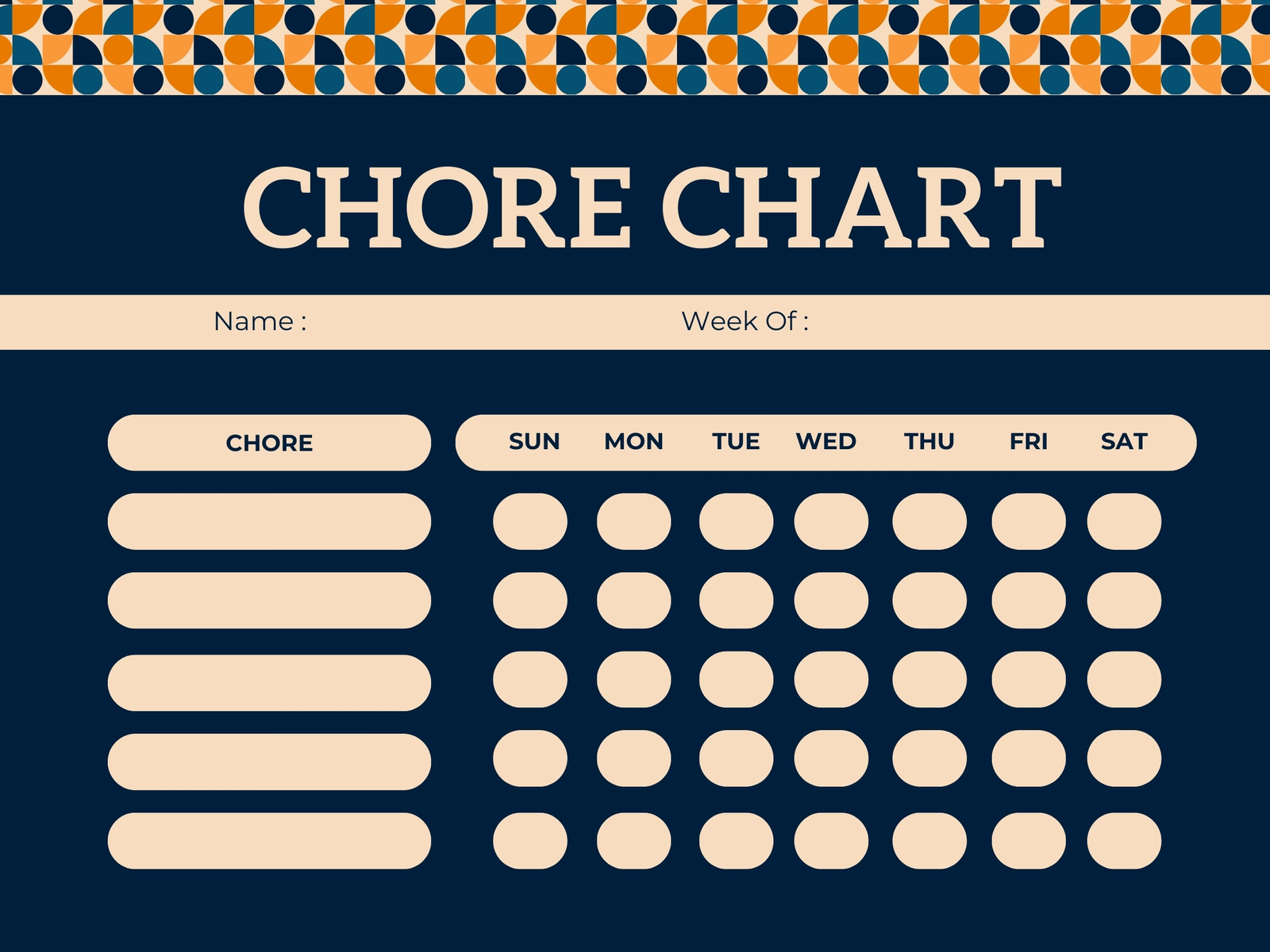 Graph Chore Charts