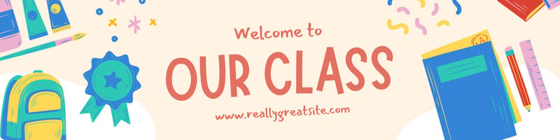 Free and customizable welcome to class templates