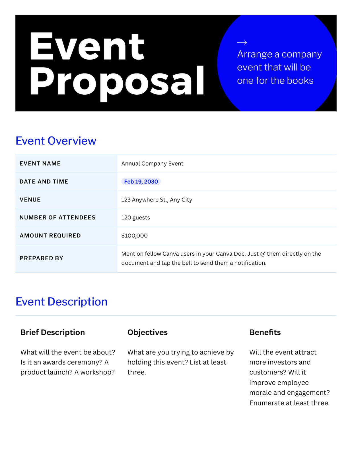 Event Proposal Doc Event Proposal Doc