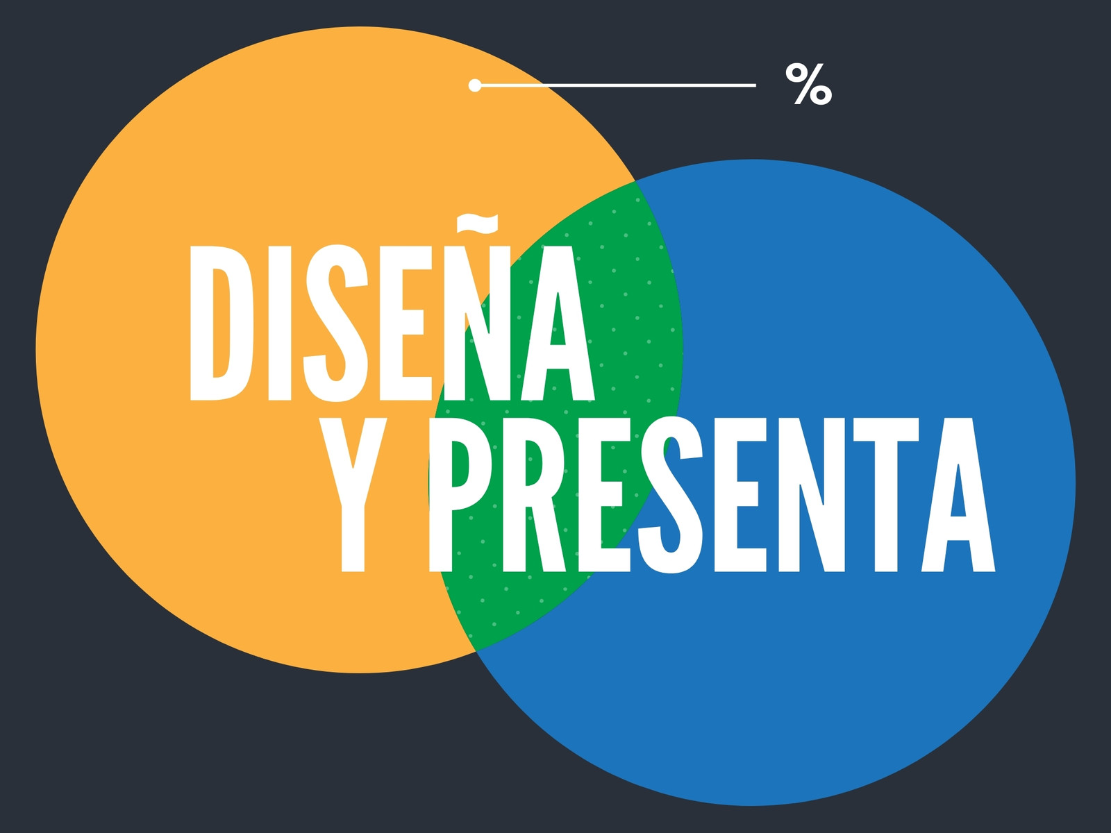 WS Azul y Rojo Moderno 2 Círculos Diagrama de Venn
