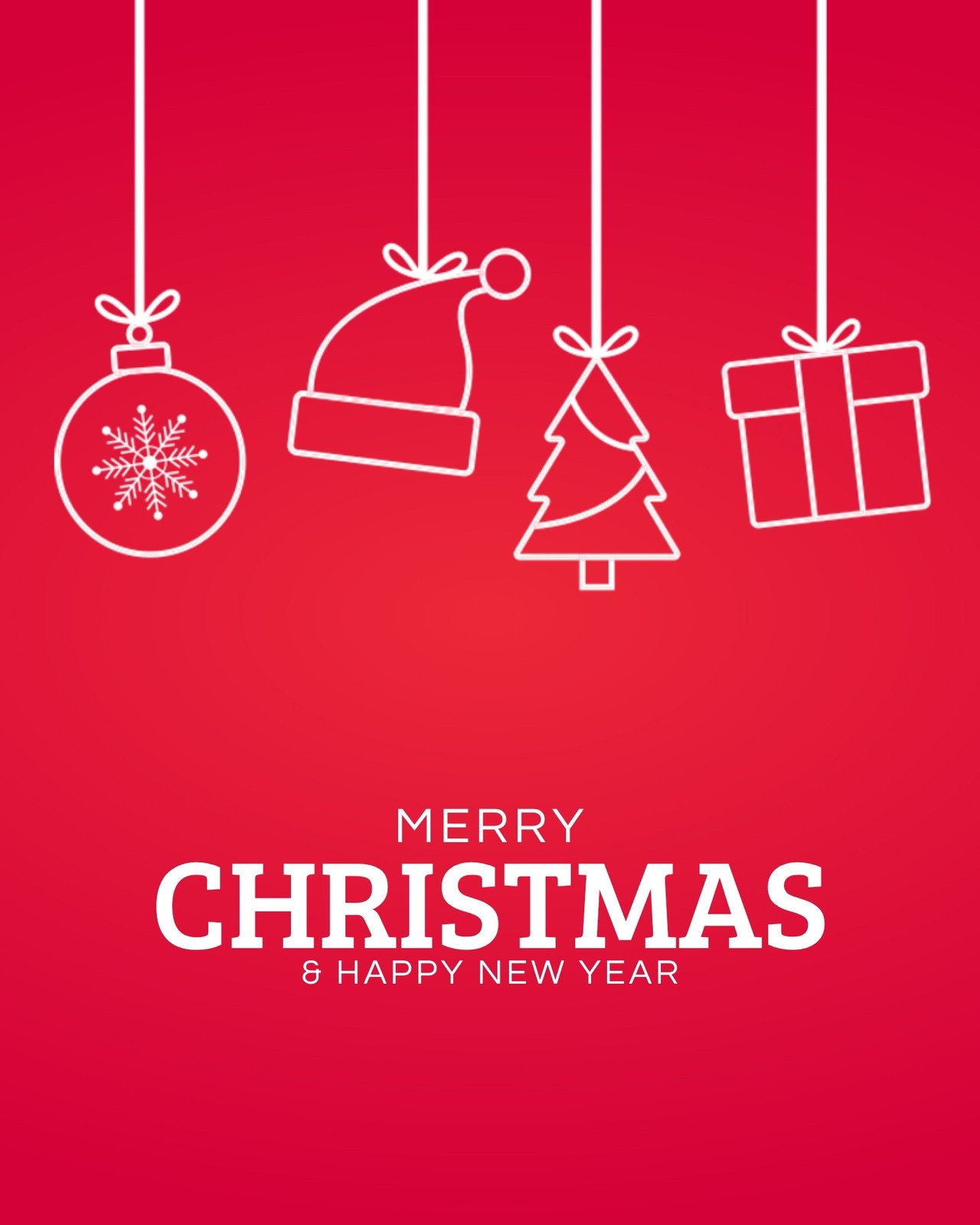 Instagram Post Merry Christmas And Happy New Year