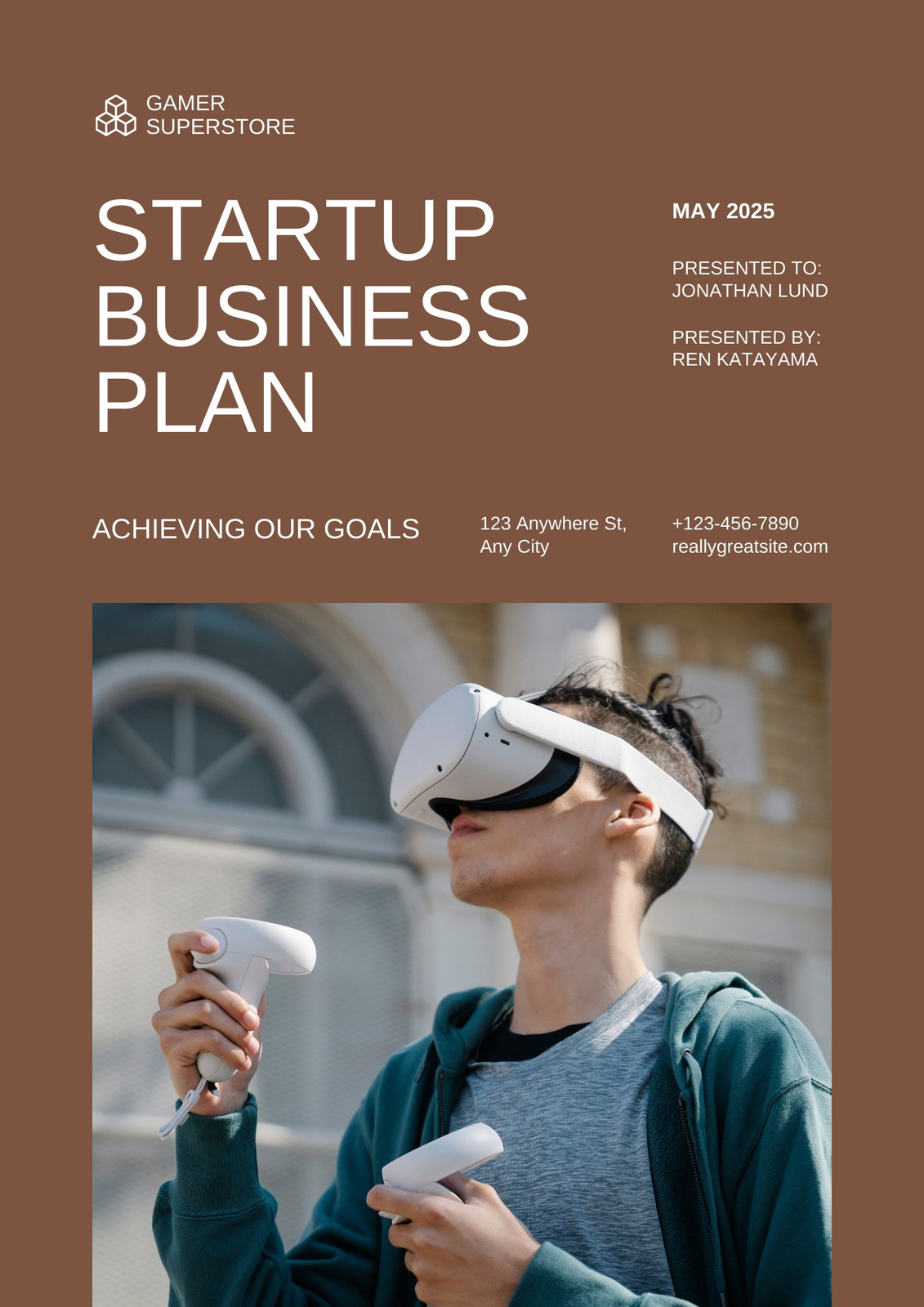Startup Business Plan in Brown Beige Minimal Corporate Style Startup Business Plan in Brown Beige Minimal Corporate Style