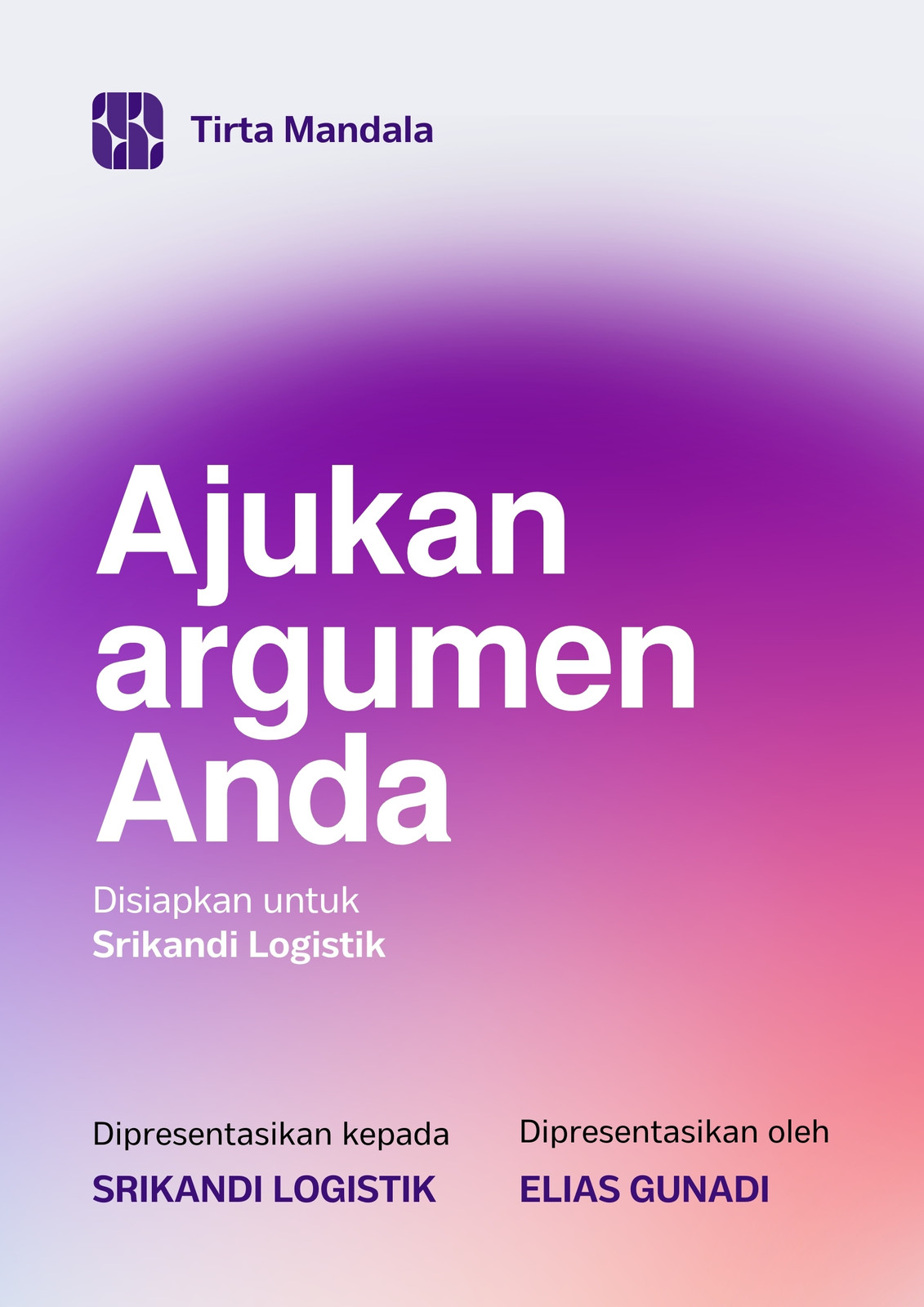 WS Proposal Bisnis Ungu Biru Gradasi WS Proposal Bisnis Ungu Biru Gradasi