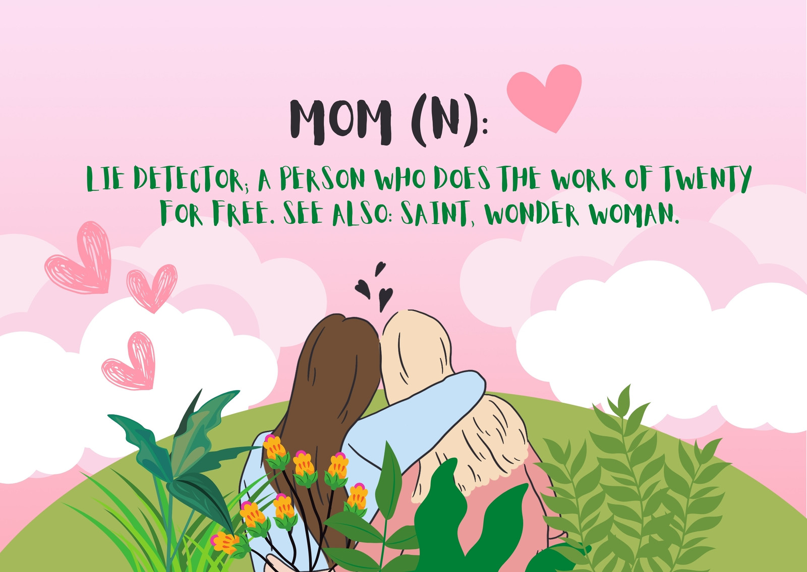 Free printable funny Mother’s Day card templates | Canva