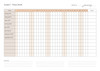 Table Format Tracker Free and customizable tracker templates