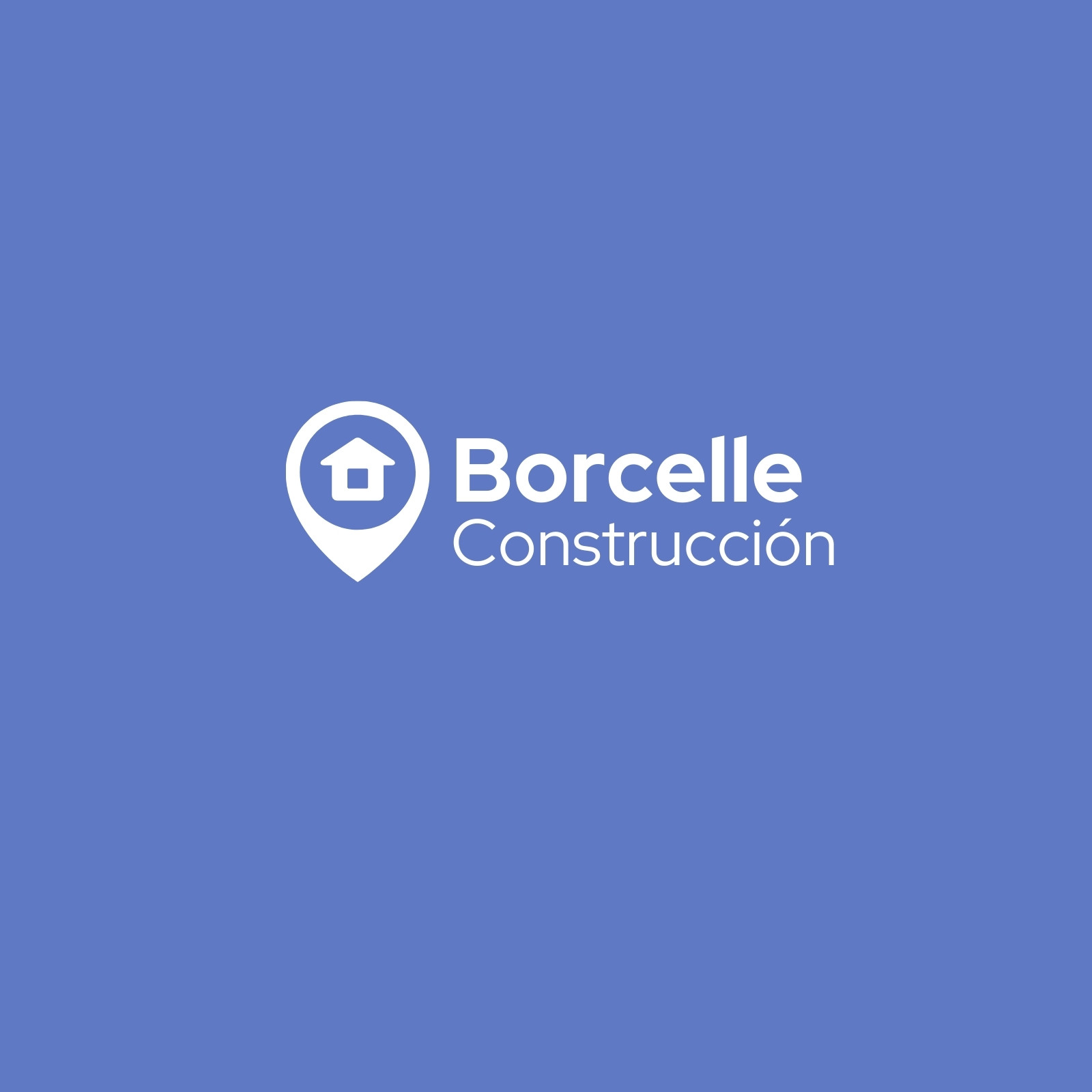 Logotipo Construcción Minimalista Púrpura