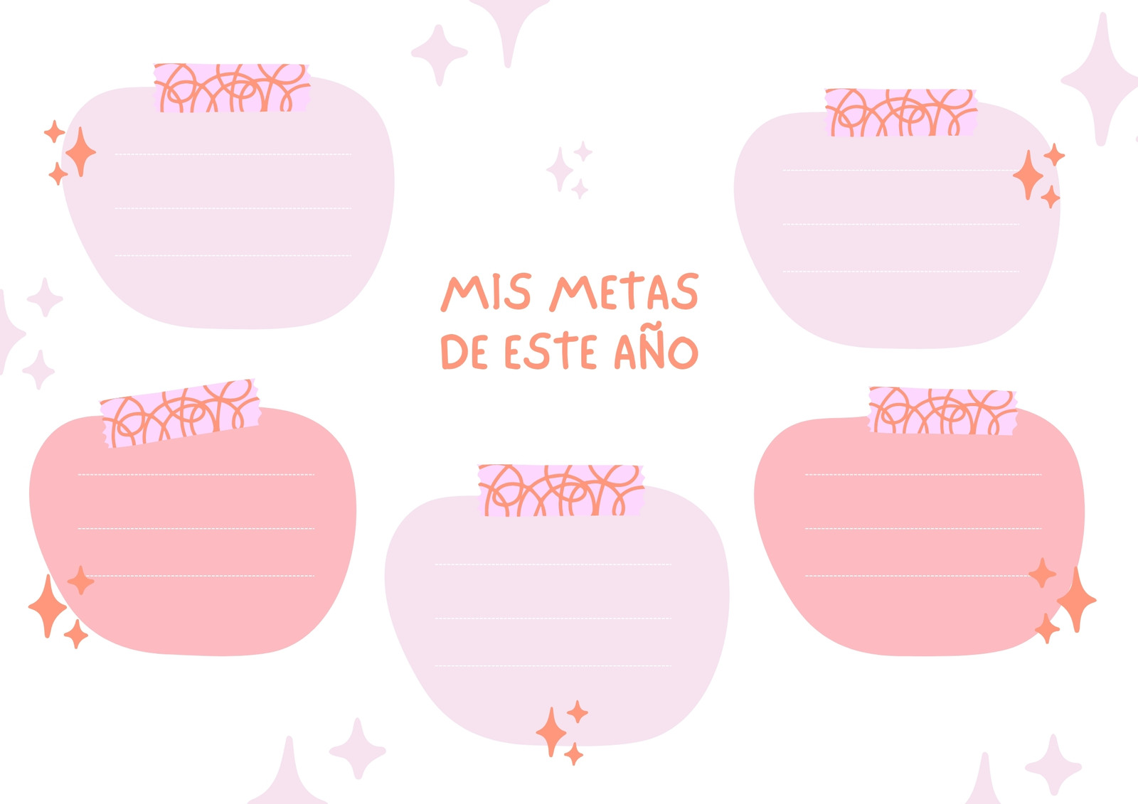 Plantillas de metas personales | Canva