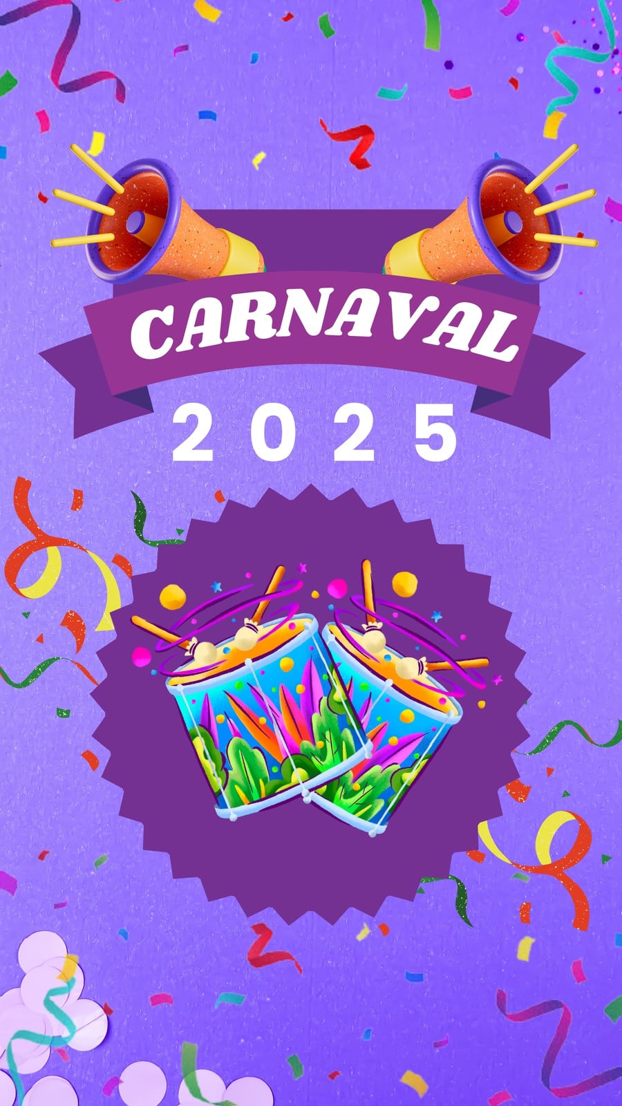 Story Instagram Carnaval Moderno Ousado Alegre Simples