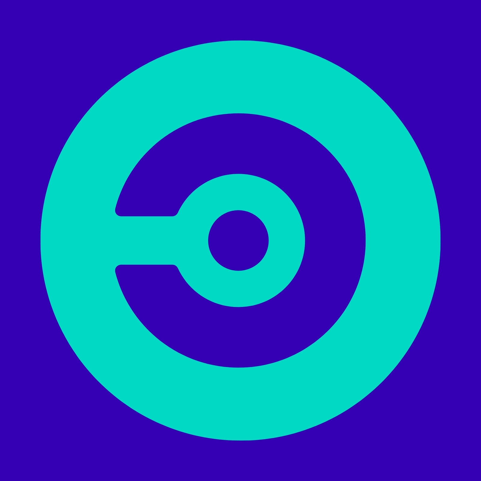 Logotipo para Canal do YouTube Minimalista Limpo Azul Azul-esverdeado