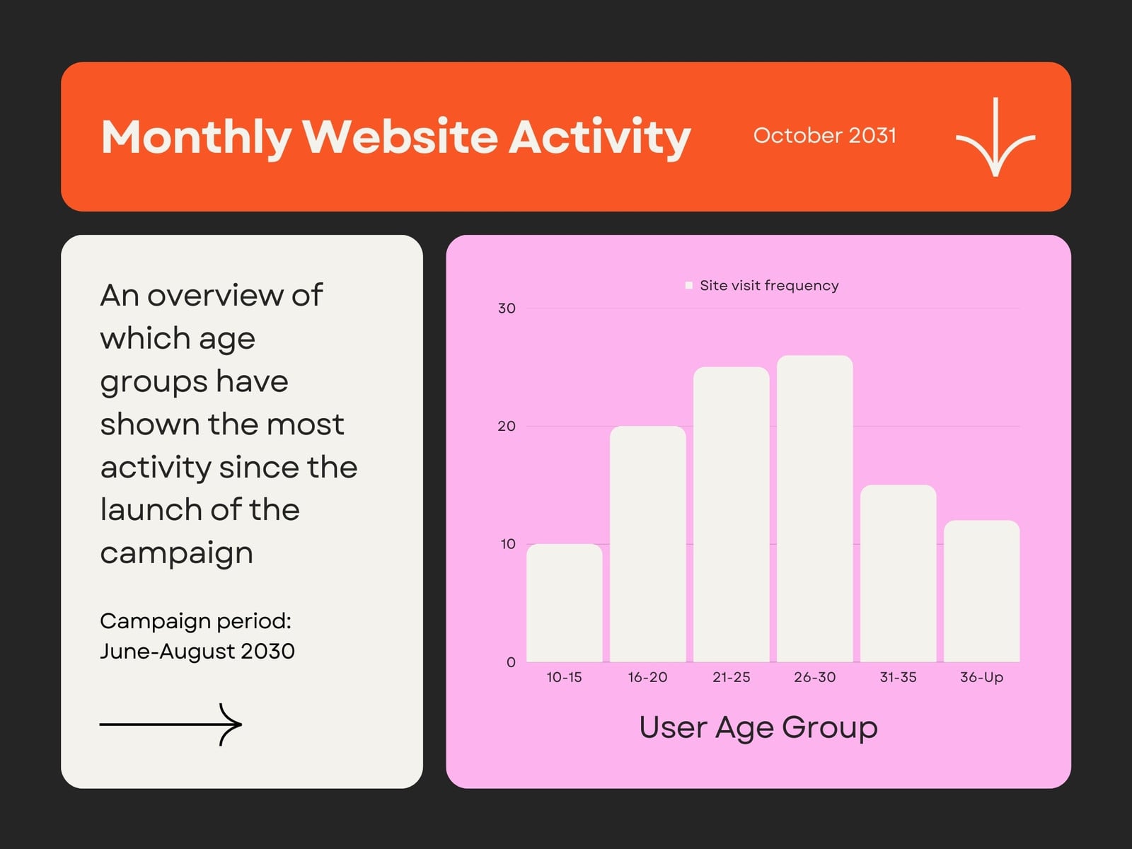 Platform Data Histogram Graph in Red Pink Slate Grey Flat Bright Modular Style