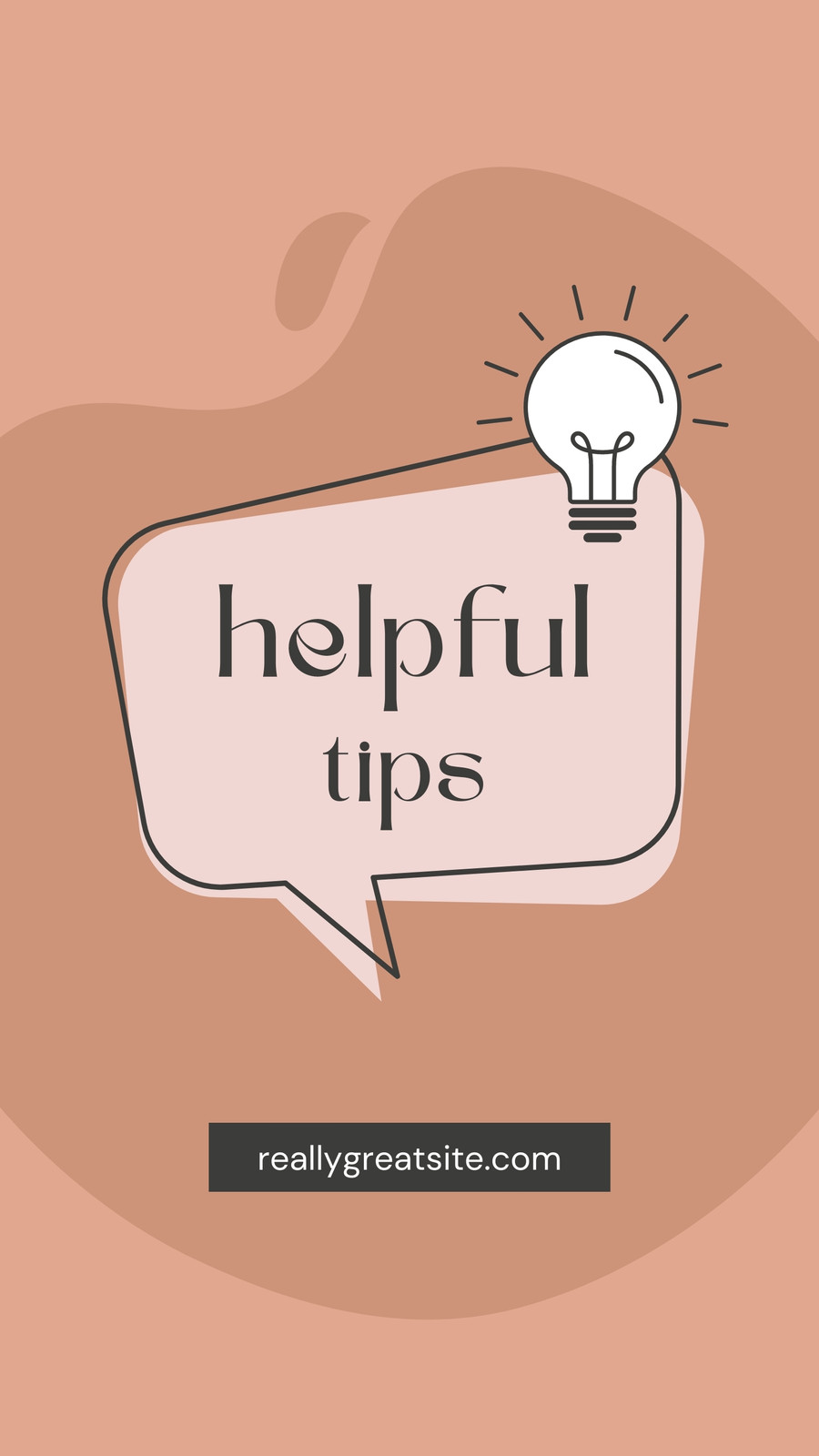 Beige Minimalist Helpful Tips Instagram Story