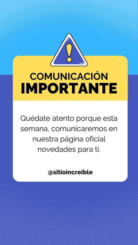 Plantillas alerta - Gratis y editables - Canva