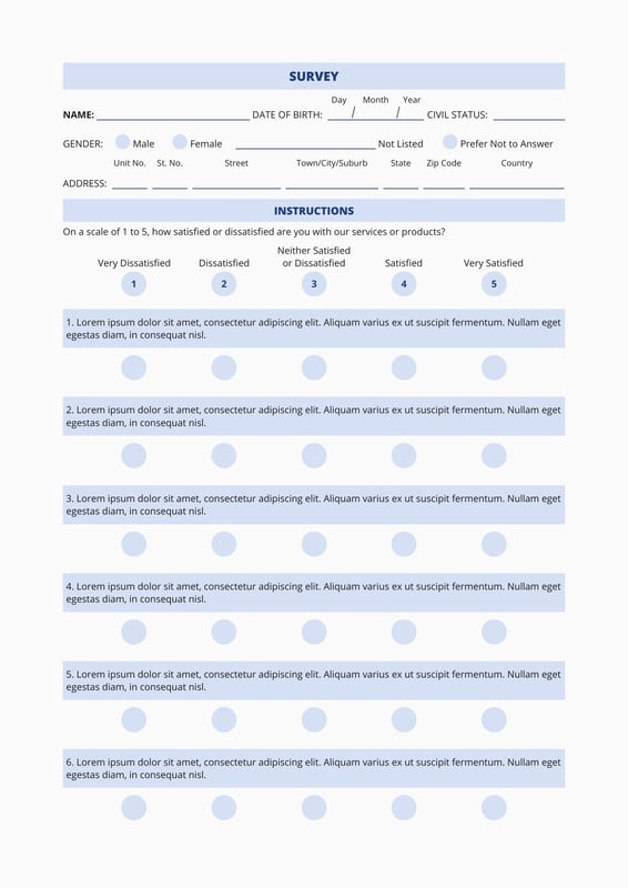 Questionnaire Header Image Free and customizable questionnaire templates | Canva
