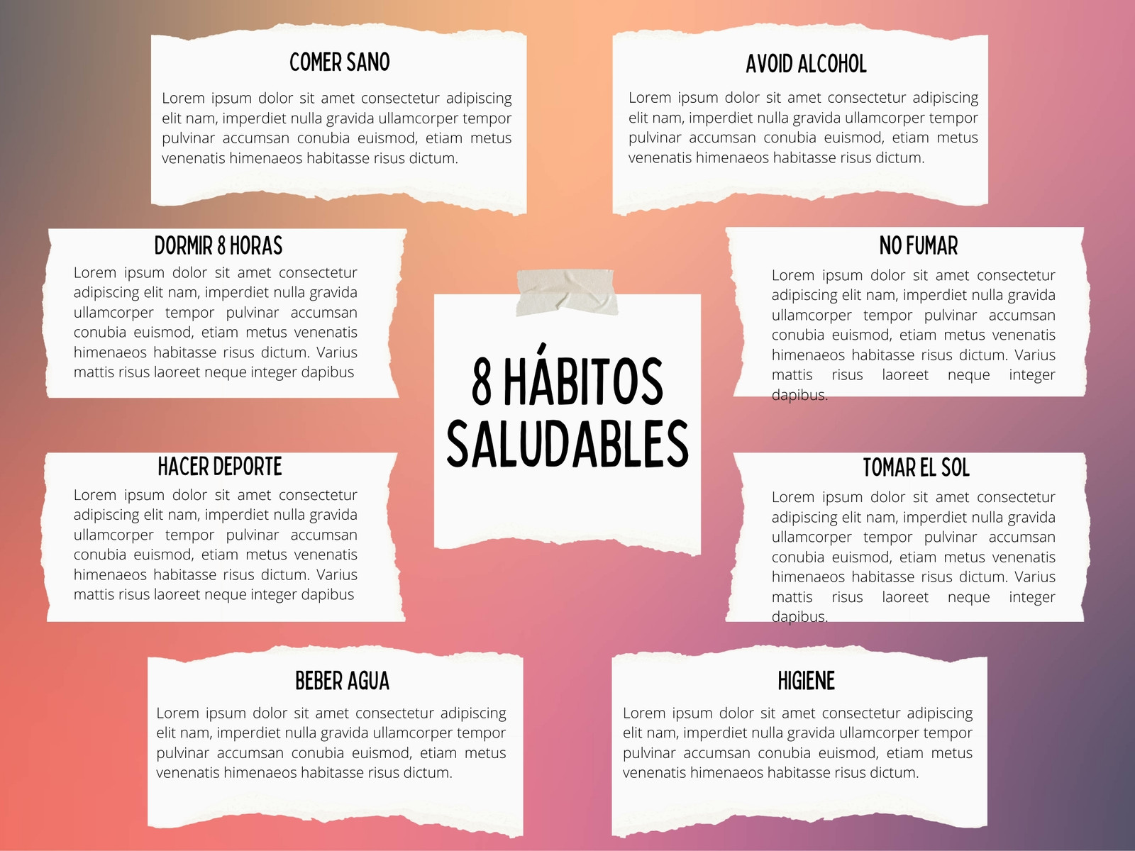 Gráfico mapa mental esquema proyecto corporativo recortes sencillo colorido
