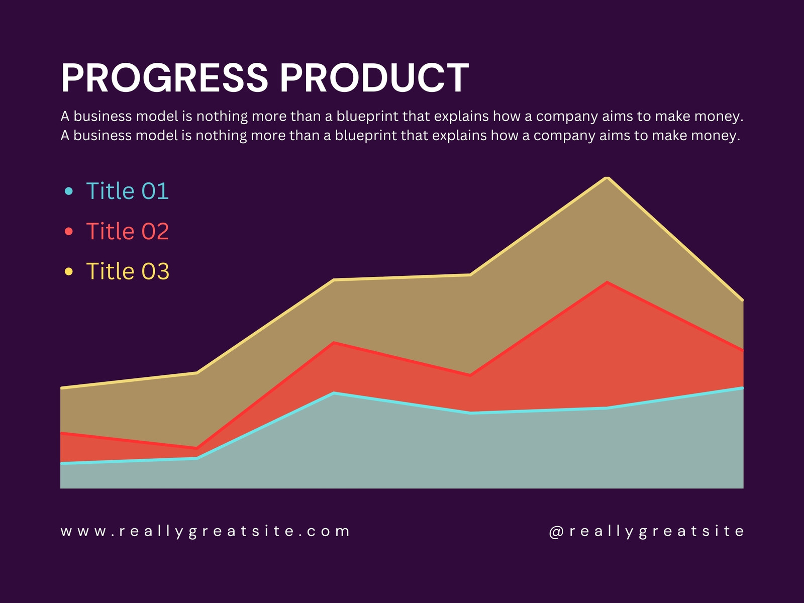 Colorful Modern Stacked Bar Chart Graph