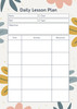 Free to print preschool weekly lesson plan templates | Canva