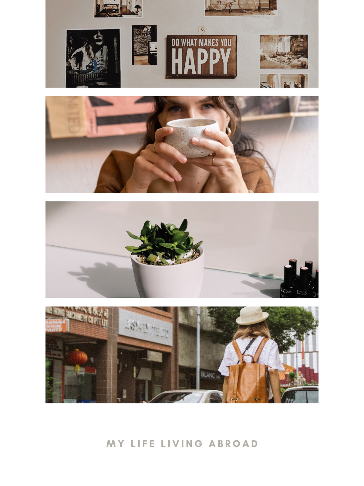 Travel Lemon8 Post in Brown White Minimalist Style