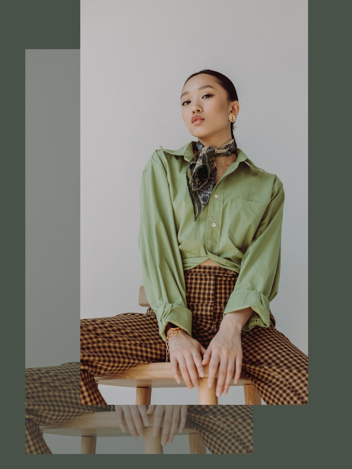 Fashion Lemon8 Post in Green Brown Clean Style