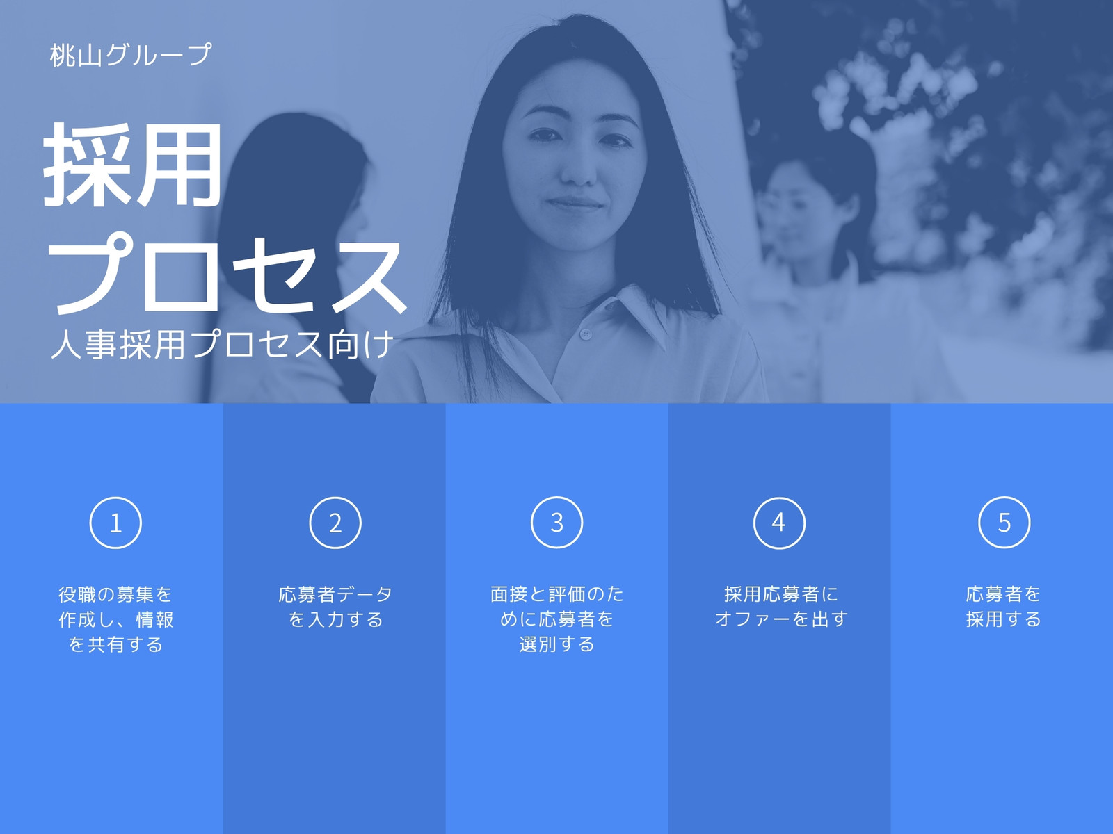 ブルー 写真 プロセス フローチャート グラフ
