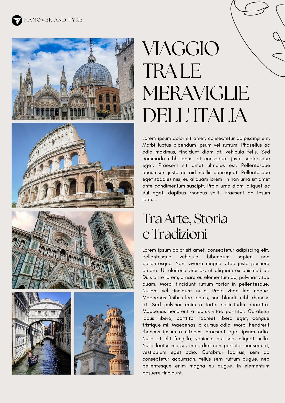 Grigio Chiaro Elegante Fotografico Professionale Viaggio Italia Documento Grigio Chiaro Elegante Fotografico Professionale Viaggio Italia Documento