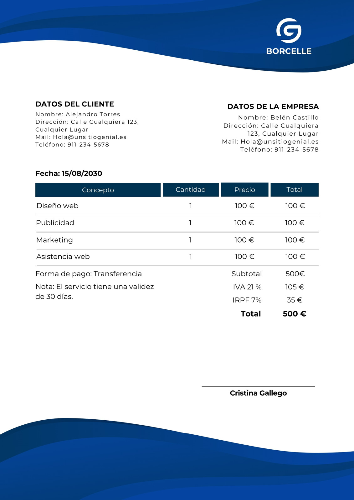 Generador gratuito de facturas - Plantillas de facturas gratis | Canva