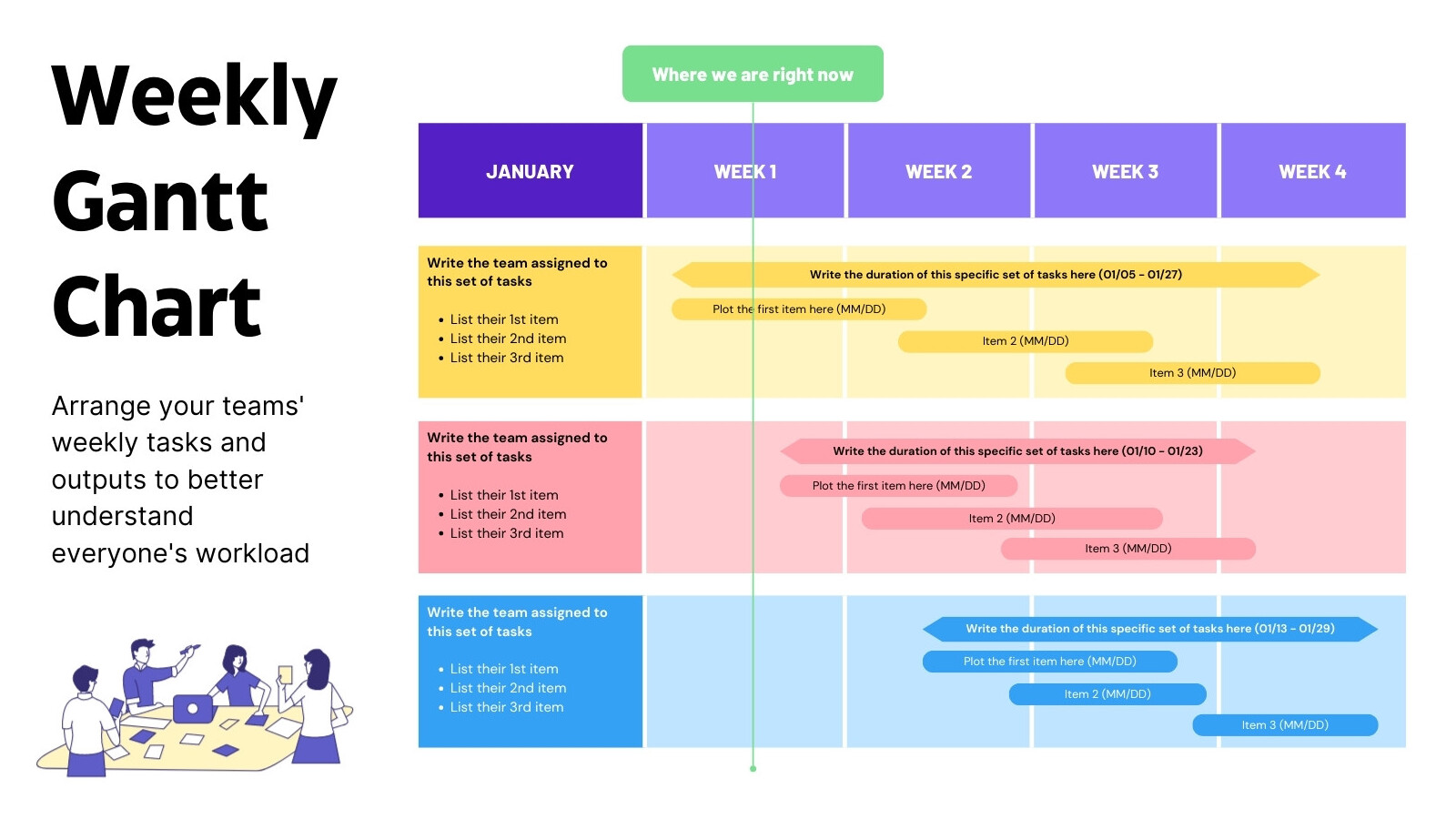 Gantt Chart Whiteboard
