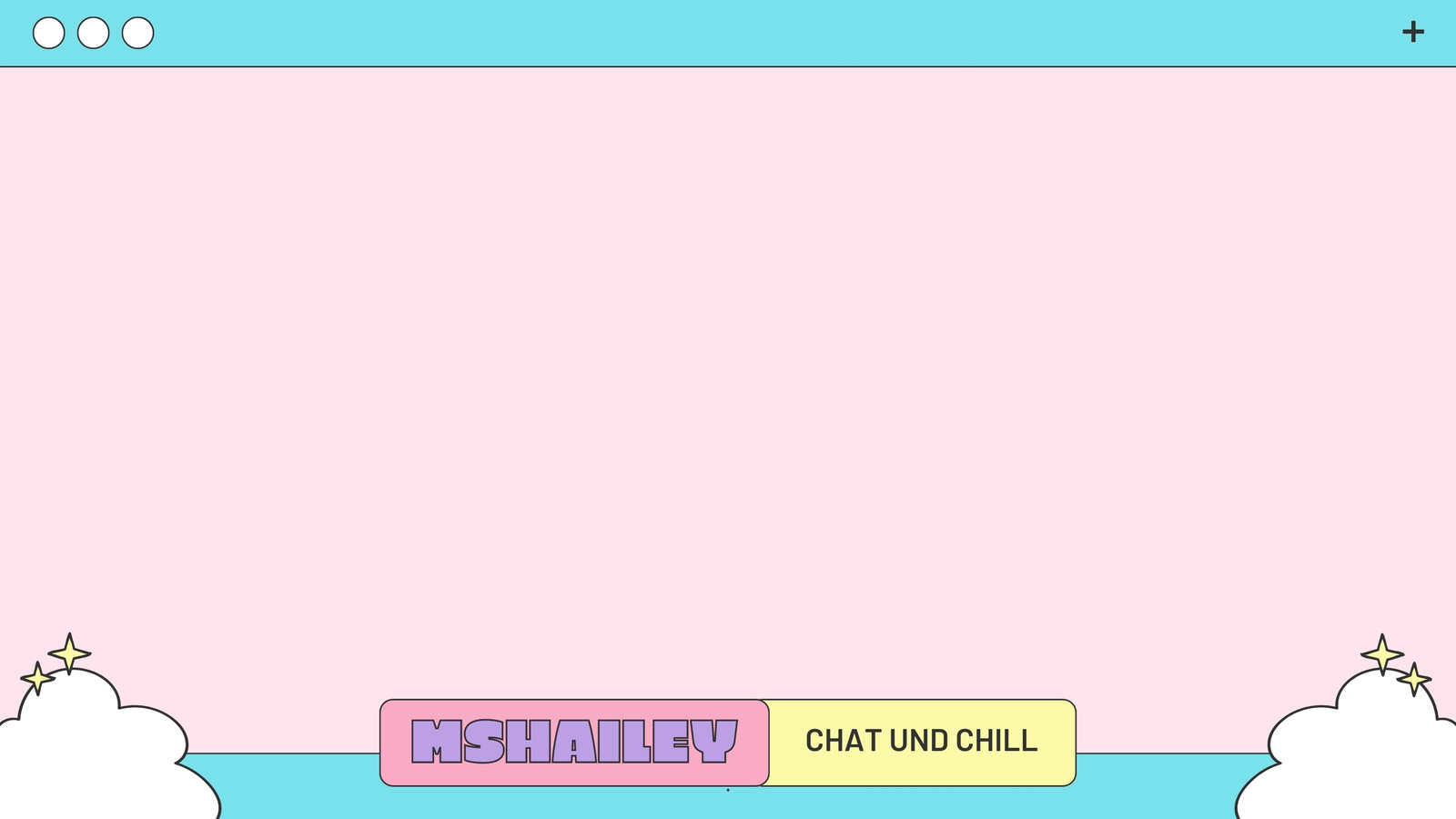 Lila Blaugrün Pastellgelb Gamer Mädchen Just Chatting Twitch Webcam-Overlay Lila Blaugrün Pastellgelb Gamer Mädchen Just Chatting Twitch Webcam-Overlay