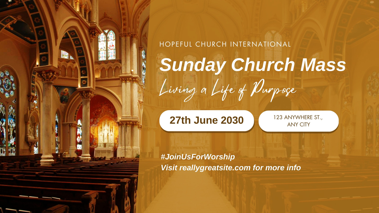 Page 18 - Free and customizable church templates | Canva